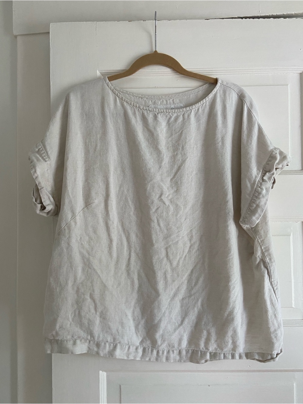 NotPERFECTLINEN beige M/L top
